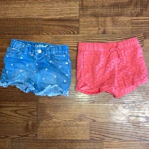 Toddler shorts bundle size 18 months